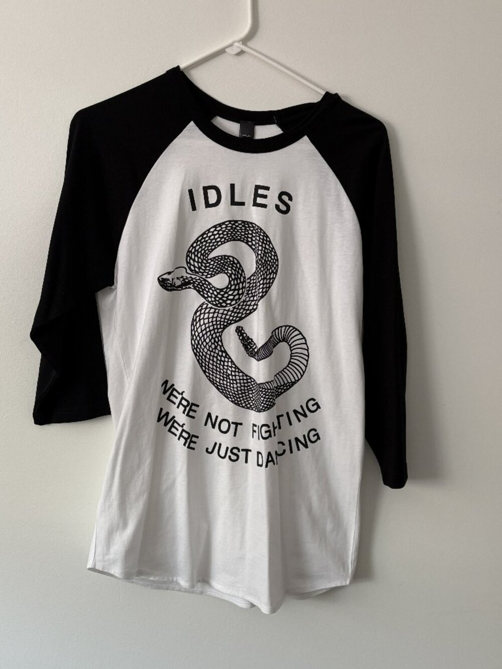 Idles Band Concert Tee | 3/4 Sleeve | Size Small